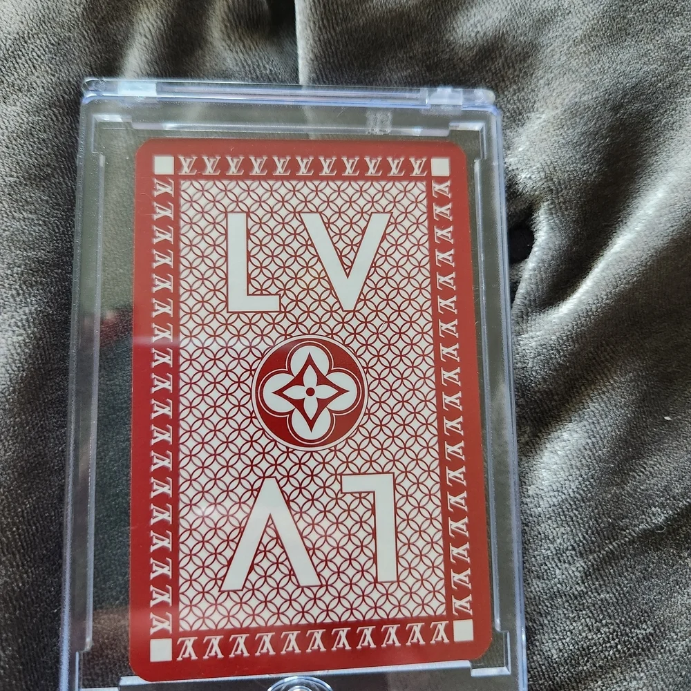 LV Red Playing Cards